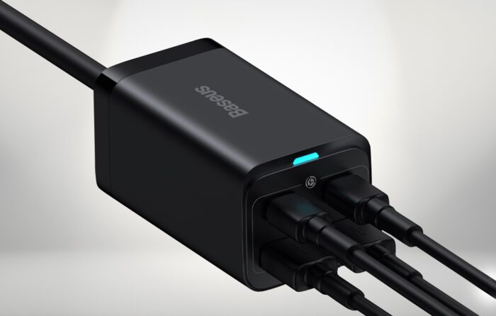 Baseus GaN3 Pro wall charger 2xUSB-C + 2xUSB, 100W (black) - Image 9