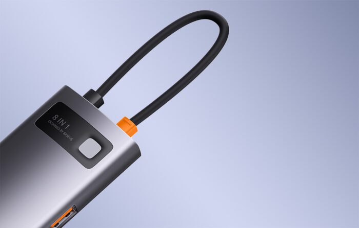 Hub 8in1 Baseus StarJoy Series, USB-C to 3x USB 3.1 + HDMI + USB-C PD + RJ45 + microSD/SD - Image 13