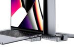 USB-C docking station / Hub for MacBook Pro 13" / 14" INVZI MagHub 12in2 with SSD tray (gray) - Image 6