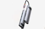 Hub 8in1 Baseus Metal Gleam Series, USB-C to 3x USB 3.0 + HDMI + USB-C PD + Ethernet RJ45 + microSD/SD - Image 14