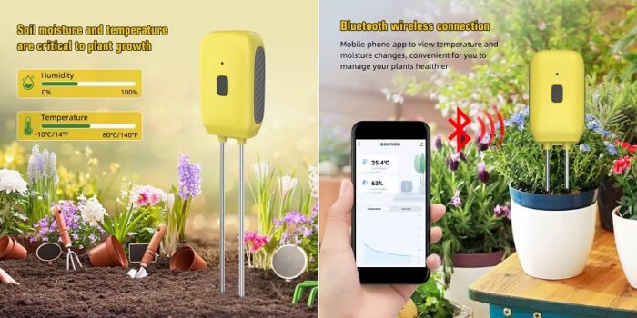 TUYA Smart Soil Temperature and Humidity Sensor, BT - Image 2