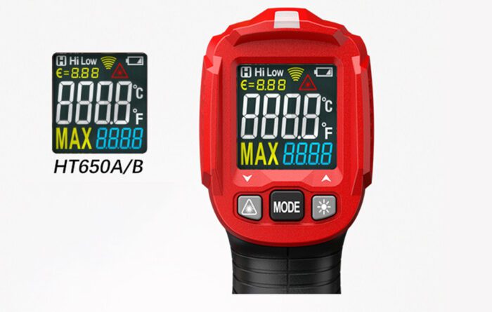 Non-contact laser thermometer Habotest HT650B - Image 7