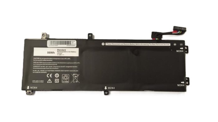 Notebook Battery For Dell 11.55V / 56WH (P/N:H5H20) 3Cell (with Dual HDD Slots) o.a. XPS 15-95XX - Precision 55XX - Vostro 75XX - Inspiron 75XX - G7 17-77XX