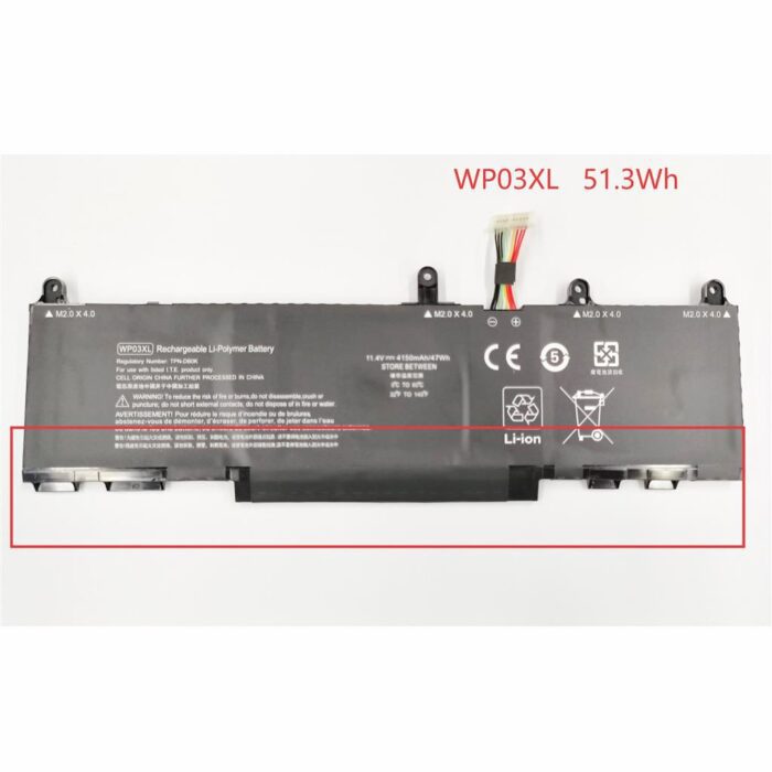 Notebook battery for HP EliteBook 840 G9 14" WP03XL 11.4V 4150mAh