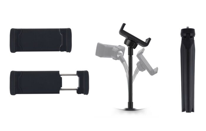 Tripod Mount Puluz with 20cm LED Ring Vlogging PKT3073B - Image 6