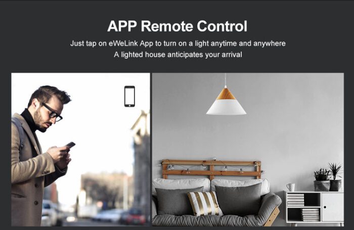 Smart Switch WiFi + RF 433 Sonoff T3 EU TX (1-channel) - Image 6