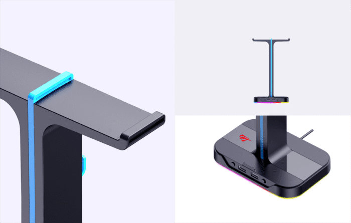 Headphone stand Havit TH650 RGB - Image 4
