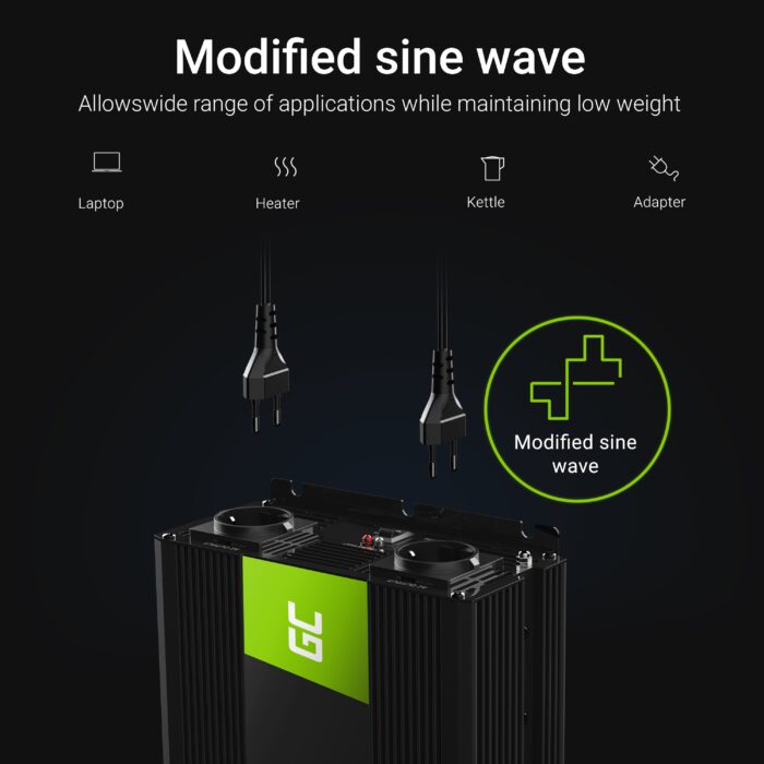 Green Cell Power Inverter 24V to 230V 2000W/4000W Modified sine wave - Image 5