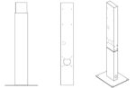 GC EV Stand mounting post for Wallbox electric car charging stations - Image 4
