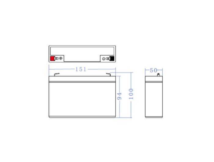 Green Cell AGM VRLA 6V 12Ah maintenance-free battery for the alarm system, cash register, toys - Image 2