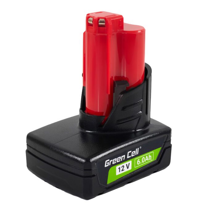 Green Cell Battery for Milwaukee M12 12V 6Ah Replacement Battery M12 B6 4932451395 - Image 2