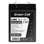 Green Cell CUBE AGM IP54 6V 4Ah VRLA Battery Gel deep cycle scooter mower boat barge mower tractor fishing boat - Image 5