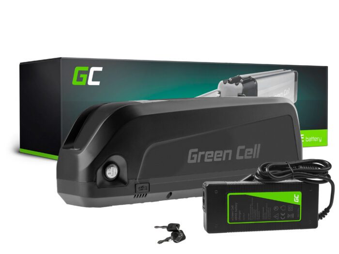 Green Cell E-bike Battery 48V 18Ah 864Wh Down Tube Ebike EC5 for Samebike, SMLRO with Charger - Image 1