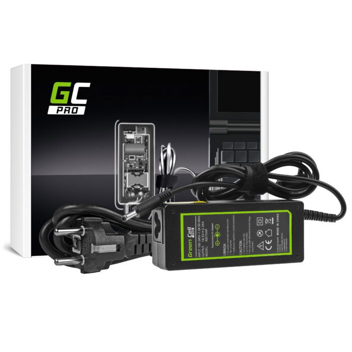 Green Cell PRO Charger / AC Adapter 19.5V 3.34A 65W for Dell Inspiron 15 3543 3558 3559 5552 5558 5559 5568 17 5758 5759 - Image 2
