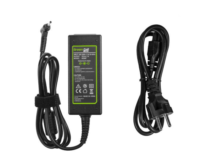 Green Cell PRO Charger / AC Adapter 19V 2.1A 40W for Asus Eee PC 1001PX 1001PXD 1005HA 1201HA 1201N 1215B 1215N X101 X101CH - Image 3