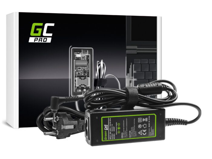 Green Cell PRO Charger / AC Adapter 19V 2.1A 40W for Asus Eee PC 1001PX 1001PXD 1005HA 1201HA 1201N 1215B 1215N X101 X101CH - Image 1