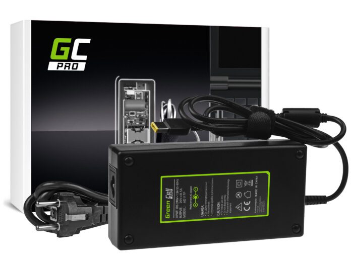 Green Cell PRO Charger / AC Adapter 20V 8.5A 170W for Lenovo Legion 5-15 15ARH05 15IMH05 17IMH05 Y530-15 Y540-15IRH Y540-17 Y720 - Image 1