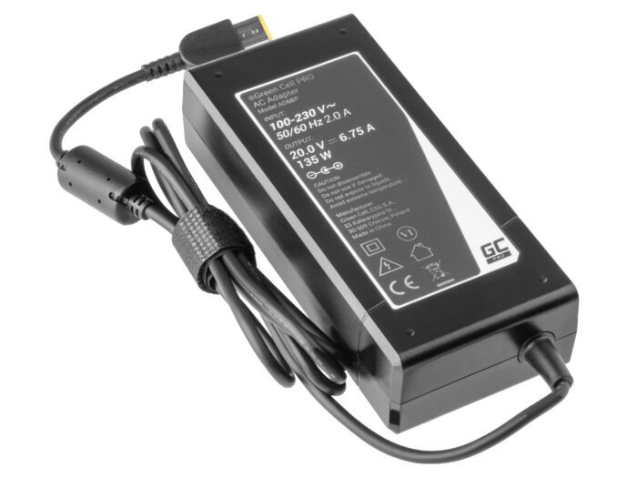 Green Cell PRO Charger / AC Adapter 20V 6.75A 135W for Lenovo IdeaPad Gaming L340-15 L340-17 15ARH05 15IMH05 Legion Y520 Y530 - Image 4