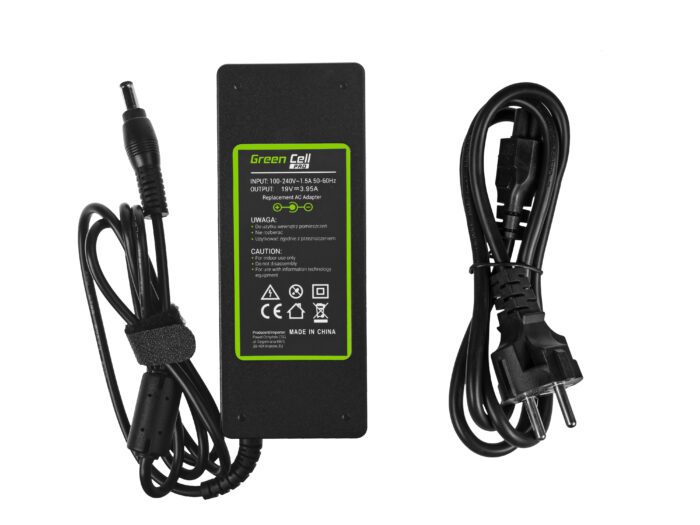 Green Cell PRO Charger / AC Adapter 19V 3.95A 75W for Toshiba Satellite C55 C660 C850 C855 C870 L650 L650D L655 L750 L750D L755 - Image 5