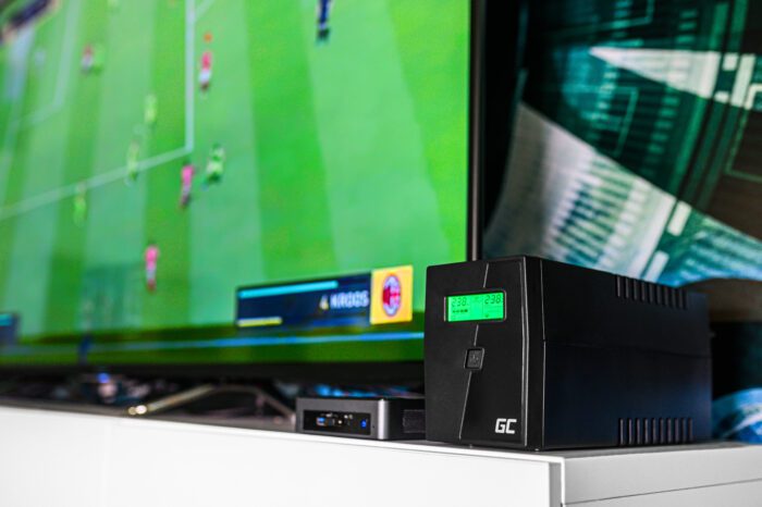 Green Cell PowerProof UPS Micropower 600VA with LCD display - Image 4