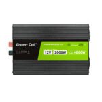 Green Cell PowerInverter LCD 12 volt 2000W/40000W car inverter with display - pure sine wave - Image 2