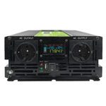 Green Cell PowerInverter LCD 12 volt 2000W/40000W car inverter with display - pure sine wave - Image 3