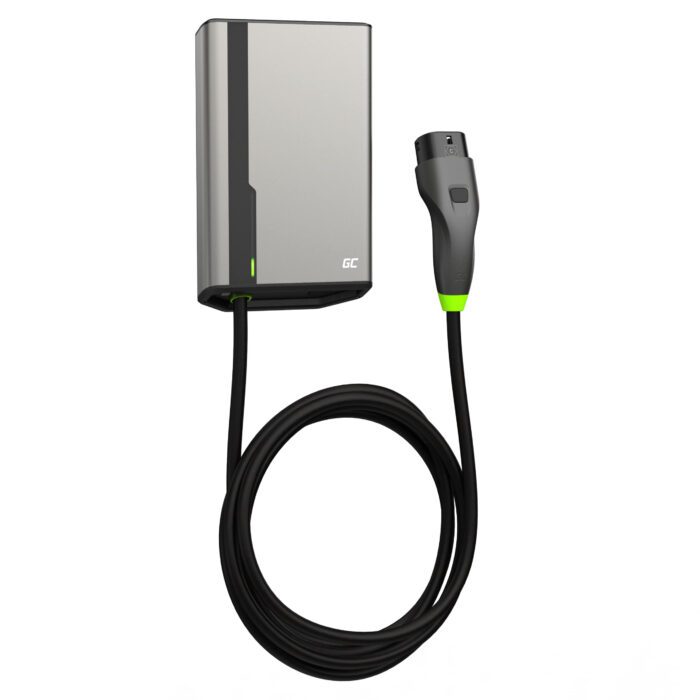 Green Cell GC HabuDen Wallbox 22kW 32A 7.5m Cable Type 2 Smart EV Charging Station with GC App Bluetooth WiFi - Image 3
