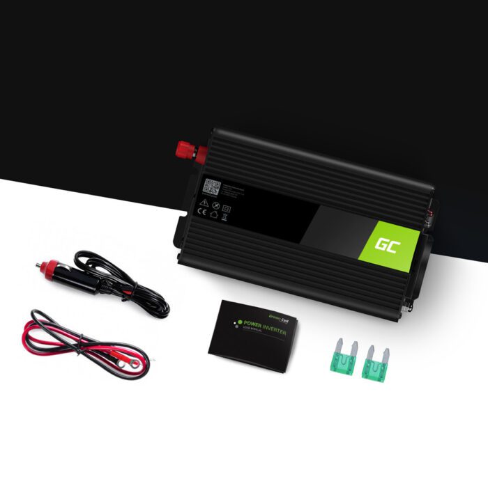 Green Cell Power Inverter 24V to 230V 300W/600W Pure sine wave - Image 4
