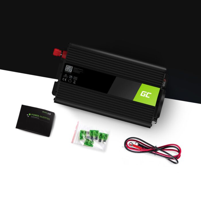 Green Cell Power Inverter 12V to 230V 1000W/2000W Modified sine wave - Image 2