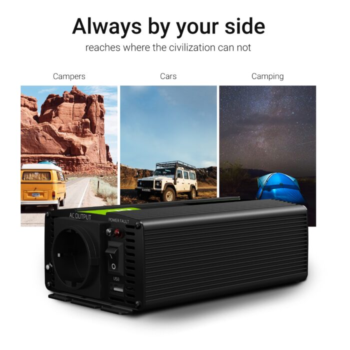 Green Cell Power Inverter 12V to 230V 150W/300W Modified sine wave - Image 5