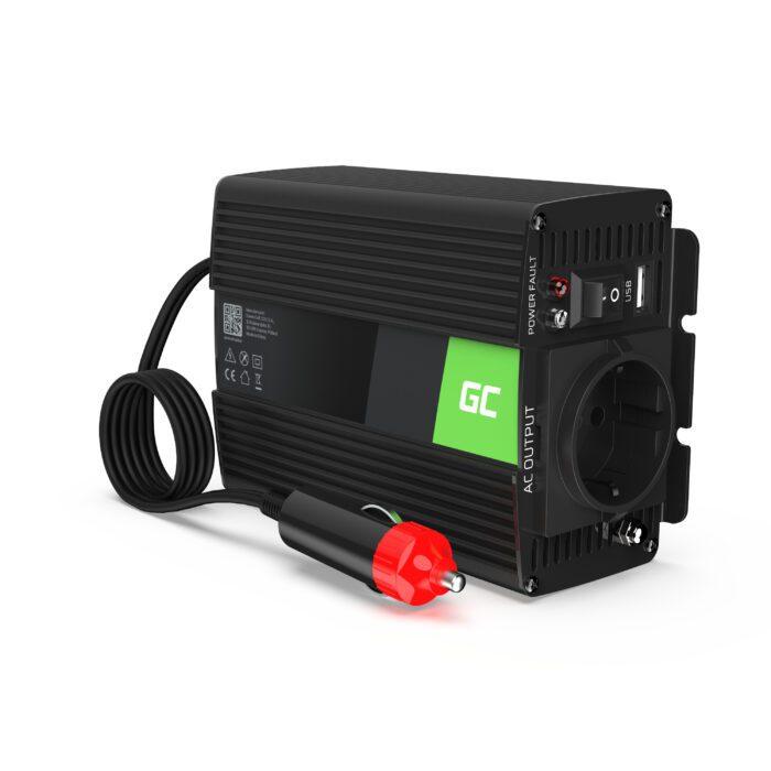 Green Cell Power Inverter 12V to 230V 150W/300W Modified sine wave - Image 1