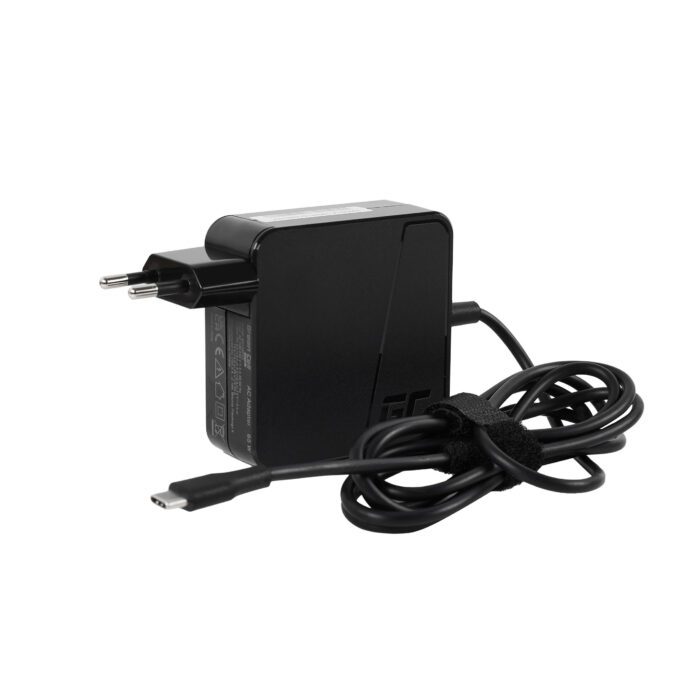 AC ADapter Green Cell PRO USB-C 65W for laptops, tablets, phones - Image 2