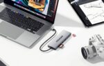 Docking Station, Essager, EHB08-QK0G-Z, HDMI, 2xUSB-A, SD card, TF card (gray) - Image 7