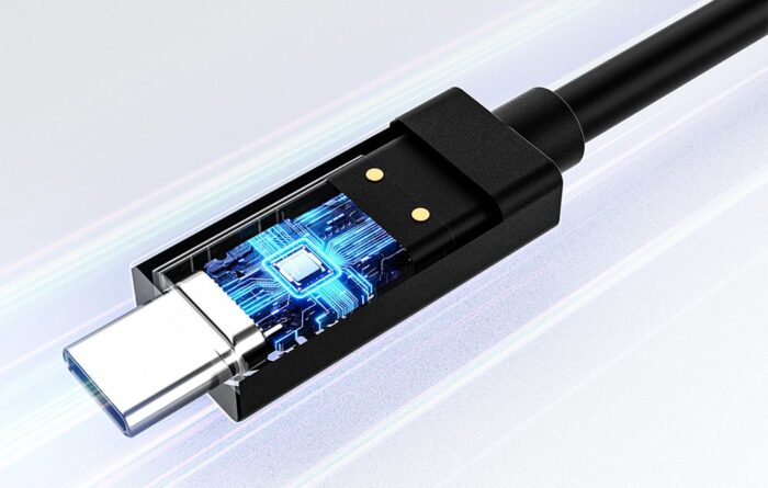 USB-C to USB-C Cable Aukey, CB-TCC241, 240W, 0.8m (black) - Image 4