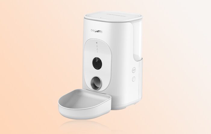 Automatic pet feeder with Camera Dogness F15 4L with melanine bowl (white) - Image 3