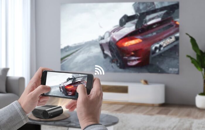BYINTEK K9 Multiscreen LCD 1920x1080p Wireless Projector / OHP. - Image 5