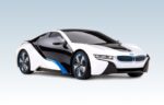 RASTAR R/C 1:24 BMW I8 remote controlled RC car (white) - Image 6