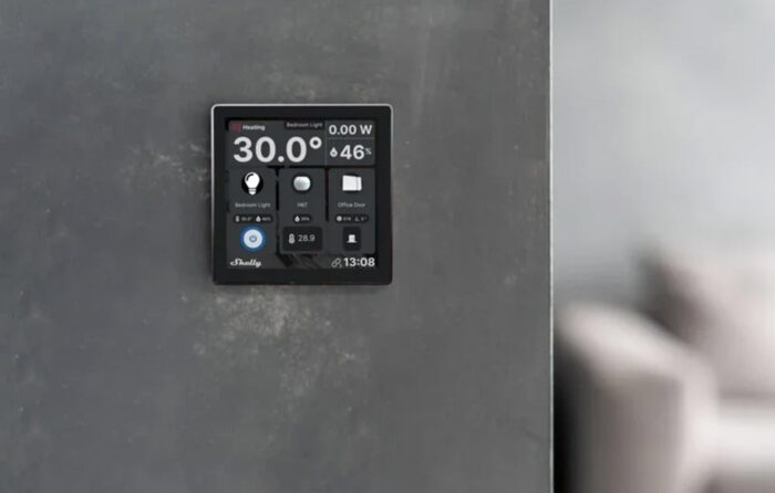 Shelly Wall Display WiFi/BLU (Black) + BLU H&T (Black) Set - Image 4