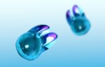 MOFII Wireless+Bluetooth Mouse Rabbit M6DM Chromed (Blue) - Image 4