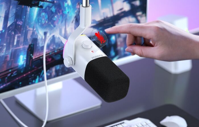 Maono PD100X microphone (white) - Image 6