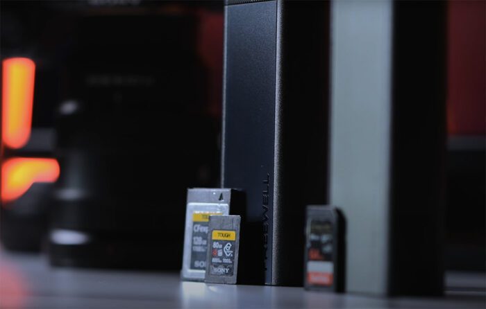Pro card reader FREEWELL CF A/B, SD, TF - Image 6