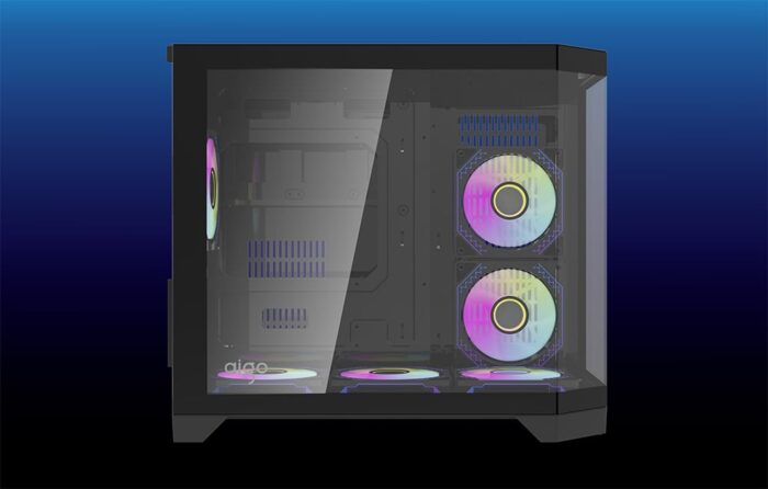 Darflash FT418 computer case + 6 aRGB fans (black) - Image 10