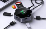 Blitzwolf 8in1 docking station BW-TH16 USB 100W LCD Smart Display - Image 3