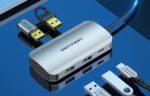 USB-C Docking Station to 4x USB3.0, PD 0.15m Vention TNBHB (gray) - Image 5