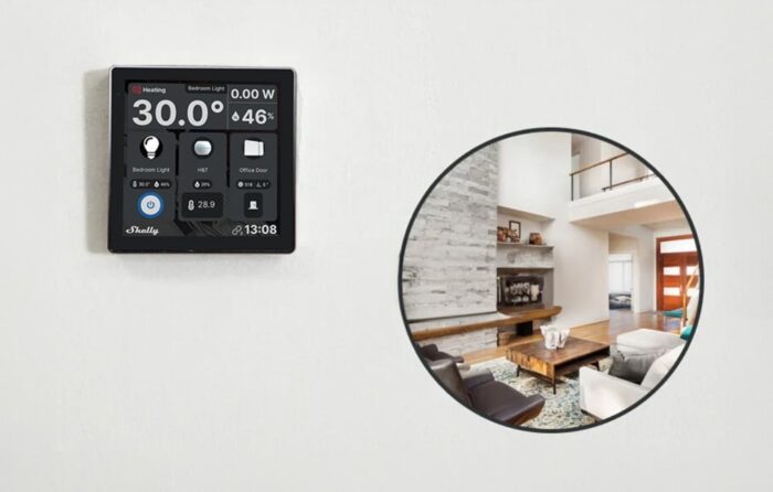 Shelly Wall Display WiFi/BLU (Black) + BLU H&T (Black) Set - Image 3