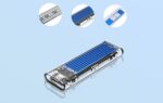 Orico Enclosure SSD M.2 , NVME, USB-C 3.1 Gen.2, 10Gbps (blue) - Image 3