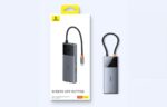 Hub 6in1 Baseus Metal Gleam 2 Series, USB-C to 2xUSB 3.0 +USB-C + HDMI + USB-C PD + Ethernet RJ45 - Image 14