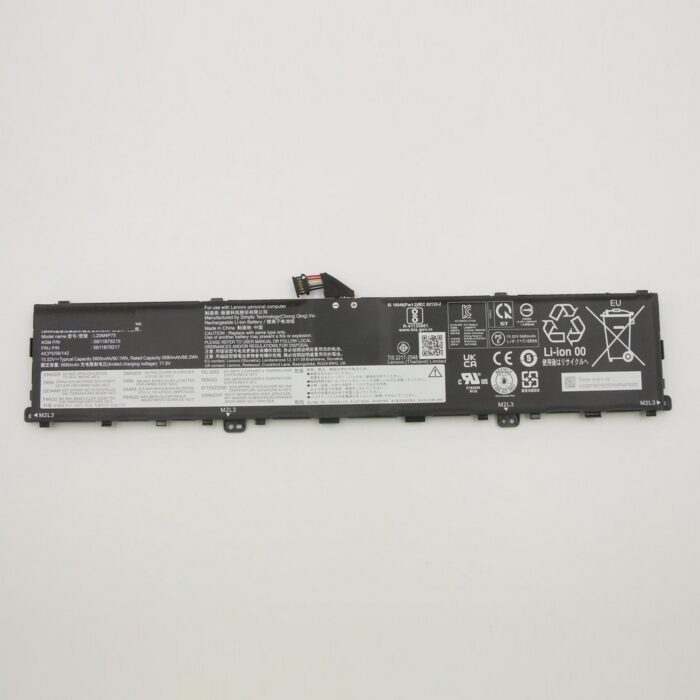 Notebook Battery for Lenovo ThinkPad P1 Gen 4 P1 Gen 5 5M11E25313 L20M4P75 15.52V 90Wh